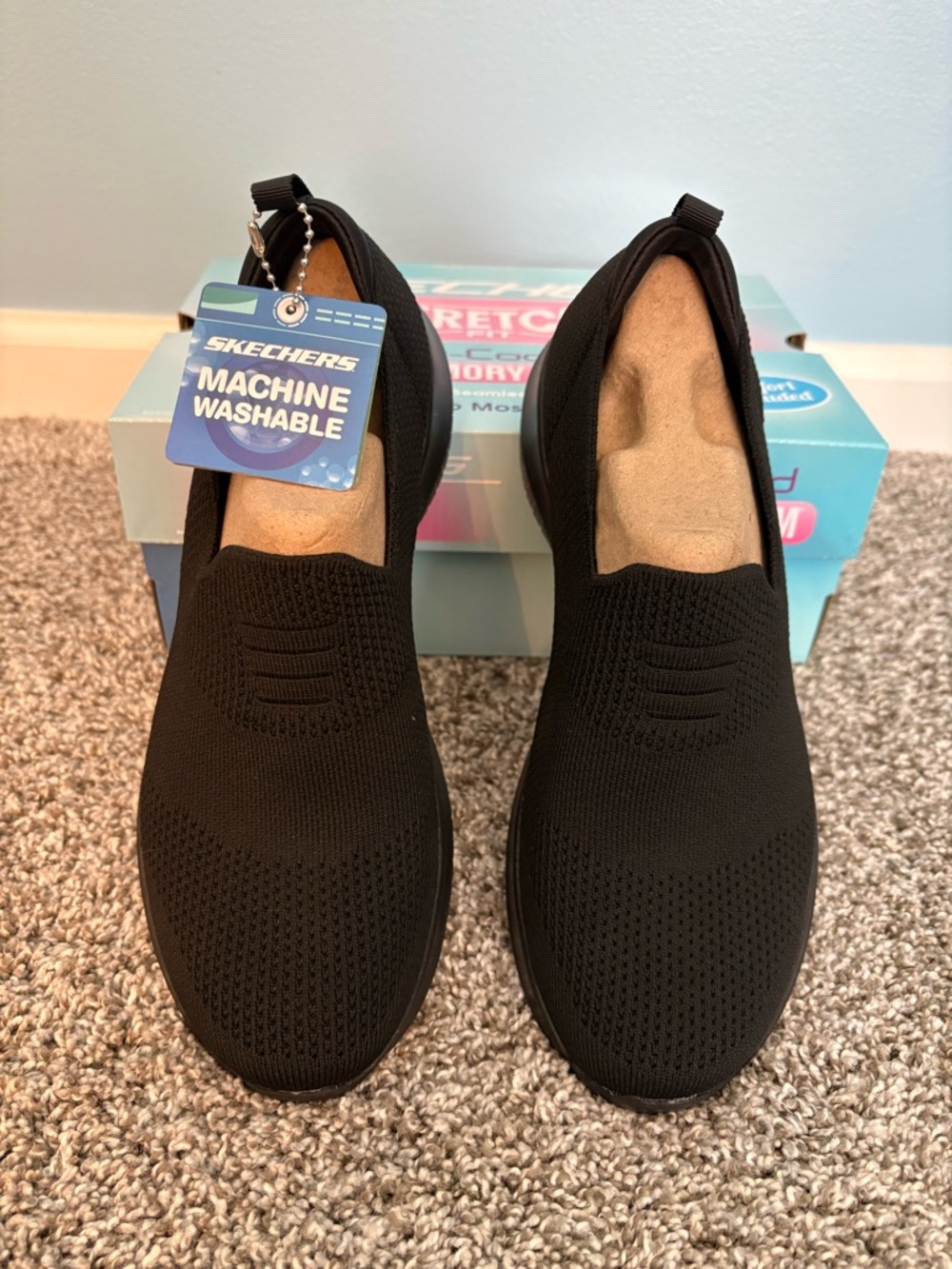 Skechers Ultra Flex, Harmonious, SN13106, Black, Woman’s Slip On, New in Box. - Picture 3 of 5